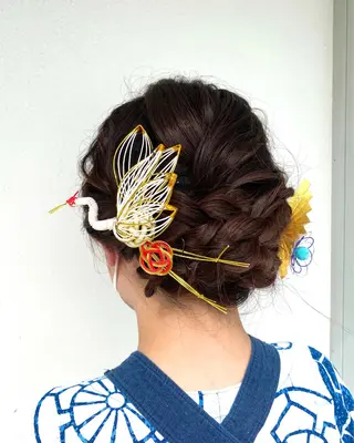 ロング ヘアアレンジ . SHIZUKAのヘアスタイル