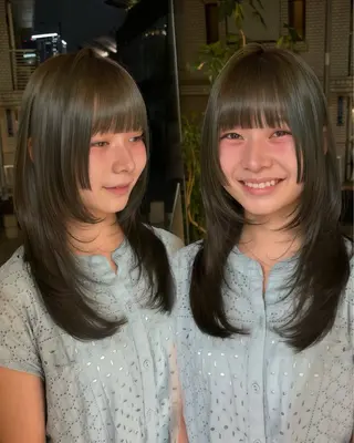 ロング カラー 似合わせレイヤー✨️ RIEのヘアスタイル