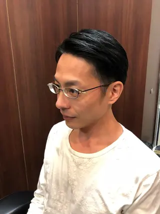 ショート パーマ メンズ 木村 りきのヘアスタイル