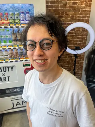 ショート カラー パーマ ヘアアレンジ メンズ キッズ ネイル マツエク・マツパ 久木原 ゆりのヘアスタイル