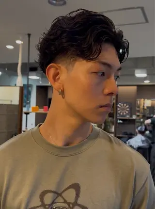 パーマ メンズ 年間2000名担当◎ パーマ職人/仲原佑樹のヘアスタイル