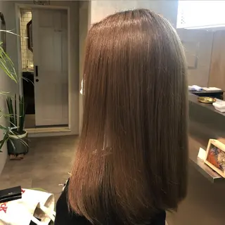 セミロング ナチュラル透明感🌱 小山美樹子のヘアスタイル
