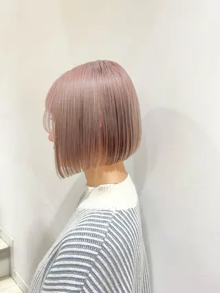 ショート カラー 🫧艶ダブルカラー ブリーチ🫧トモヤのヘアスタイル
