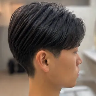 メンズ シースルーマッシュ 🍒毛流れ🖤アヤネのヘアスタイル