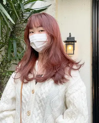 ロング 🫧ハイトーン✨格安 より質💐マンツーマのヘアスタイル