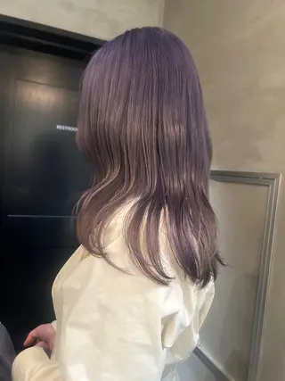 セミロング カラー デザイン/アレンジ ❤︎イシイレイのヘアスタイル