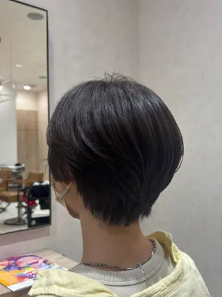 ショート ⭐️うる艶カラー 募集　まゆ⭐️のヘアスタイル
