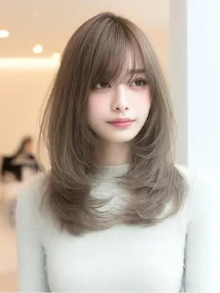 セミロング 生艶髪&レイヤー🔔 渋谷お薦めNo.1✨のヘアスタイル