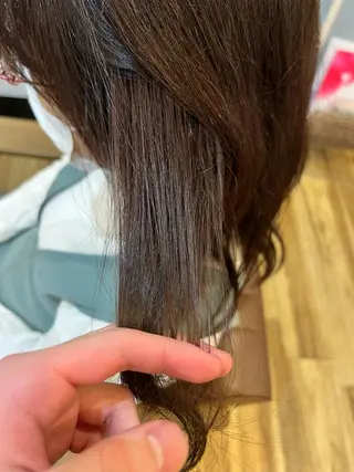 セミロング カラー 🐰ハイトーンカラー 畠山 渡🐰のヘアスタイル