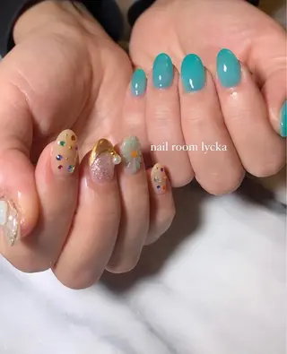 ネイル ネイルルームリッカ 𝐦𝐚𝐲𝐮のネイルデザイン
