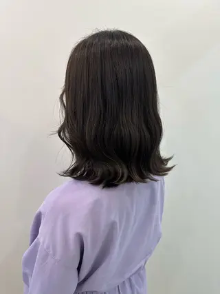 ミディアム カラー レイヤー/ナチュラル 💐nao.のヘアスタイル