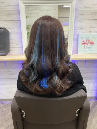 ミディアム カラー ヘアアレンジ FAAM Tsuneのヘアスタイル