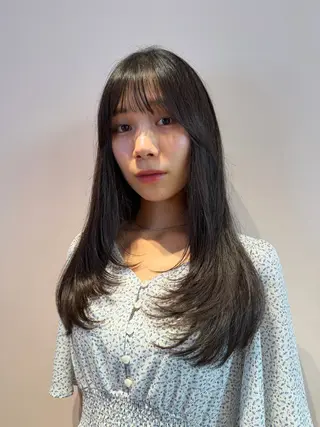 セミロング 髪質改善/艶カラー✨ 𝔂𝓾𝓴𝓲のヘアスタイル