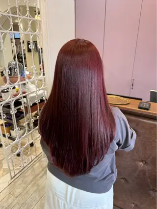 ロング カラー 梓真💐 ツヤ髪　渋谷のヘアスタイル