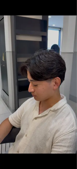 パーマ メンズ 畑 雄貴のヘアスタイル