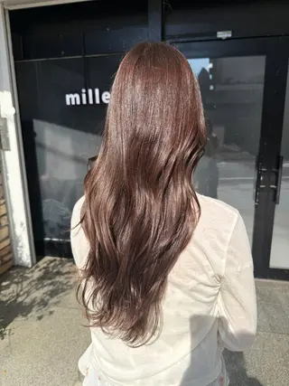 ロング カラー 透明感カラー/パーマ 🌀アオノのヘアスタイル