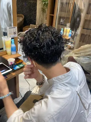 ショート 🦁メンズモデル募集 🎧関瑠奈🛵のヘアスタイル