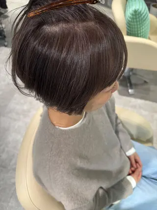 ショート カラー 夜23時まで予約🉑 reverieあきらのヘアスタイル