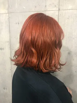 ミディアム カラー パーマ ヘアアレンジ メンズ キッズ ネイル マツエク・マツパ サロンドミルク 渋谷高比良のヘアスタイル