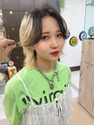 ミディアム 長尾 晃汰のヘアスタイル