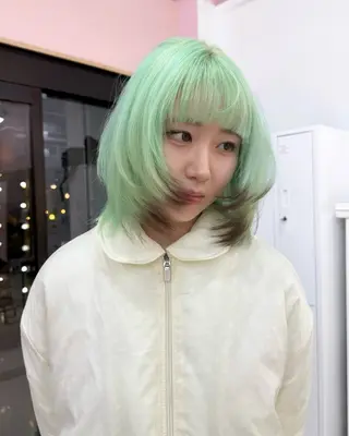 ロング カラー 🌙町田色落ち特化 🌙れいのヘアスタイル