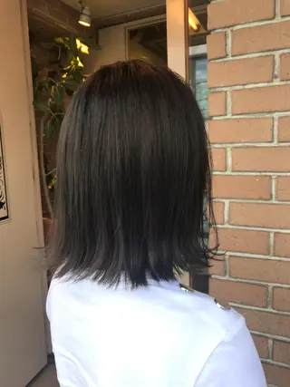 ミディアム カラー パーマ ヘアアレンジ メンズ キッズ ネイル マツエク・マツパ サロンドミルク 渋谷高比良のヘアスタイル