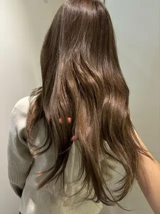 セミロング カラー ヘアアレンジ 💟Opus // Mizuki🐕のヘアスタイル