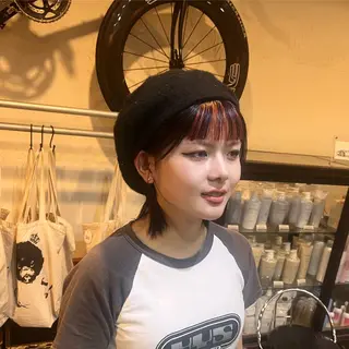 カラー 松原 樹里のヘアスタイル