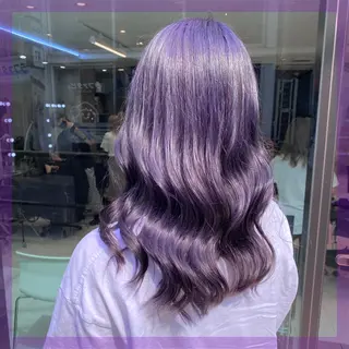 ロング カラー ヘアアレンジ メンズ キッズ マツエク・マツパ ブリーチの髪様 MASATOのヘアスタイル