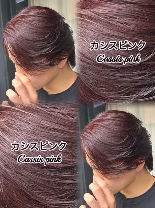 ショート カラー メンズ 竹保 凜空のヘアスタイル