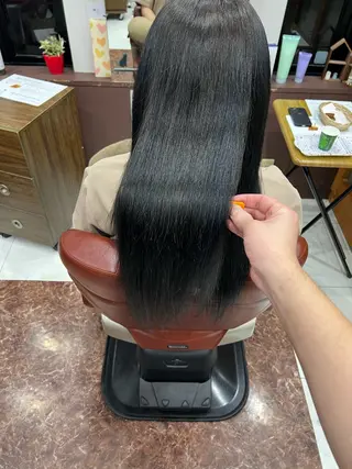 ロング 藤田 竜成のヘアスタイル