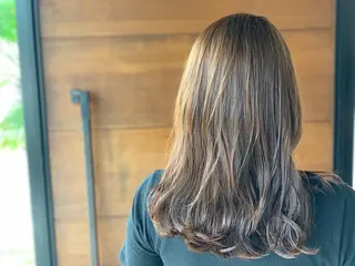 セミロング カラー IORI #韓国ヘア#髪質改善のヘアスタイル