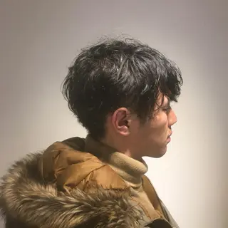 ショート パーマ メンズ しのはら まどかのヘアスタイル