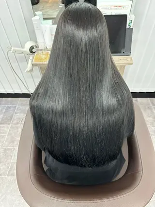 ロング 縮毛矯正/髪質改善 コヤマのヘアスタイル