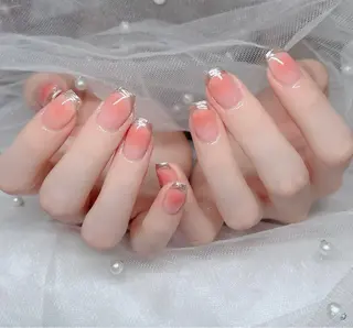 ネイル 🎀PG🩵 ネイルサロンのネイルデザイン
