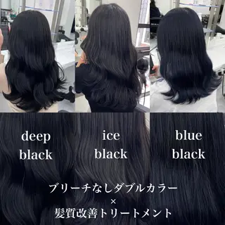 ロング カラー 韓国うる艶ハイトーン 💙ayana💙のヘアスタイル