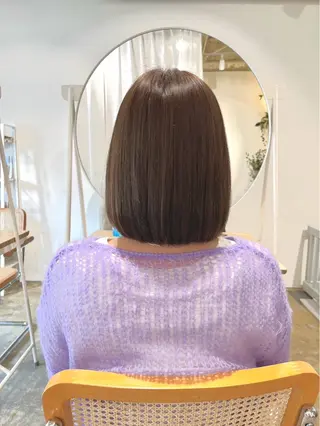 ミディアム カラー 南雲 美紀のヘアスタイル