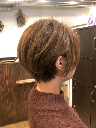 ショート カラー 増山 大起のヘアスタイル