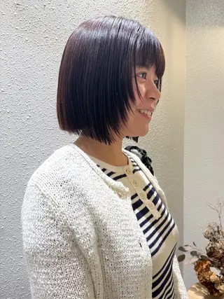 ショート 石川絢佳/ 顔周り×暖色のヘアスタイル