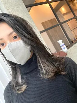 セミロング カラー カウンセリング重視 🌿Tsuyukiのヘアスタイル