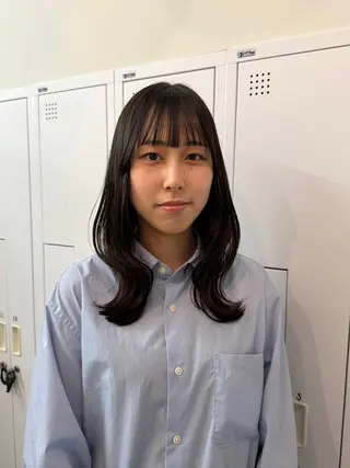 ロング 加藤 里咲のヘアスタイル
