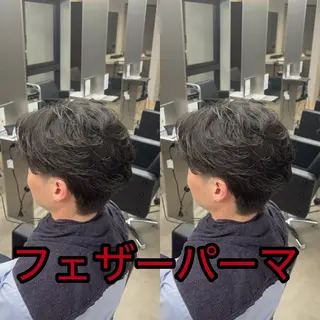 パーマ メンズ限定/縮毛矯正 パーマ特化／鳥居昂生のヘアスタイル