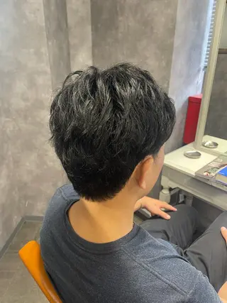 ショート パーマ メンズ NINA 🐥⸒⸒のヘアスタイル