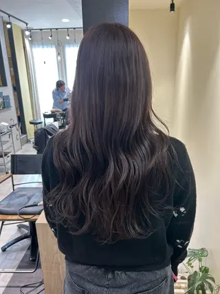 ロング カラー hubhair レイヤー/透明感のヘアスタイル