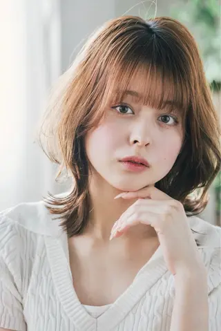 ミディアム 髪質改善ストレート ✨️小川涼のヘアスタイル
