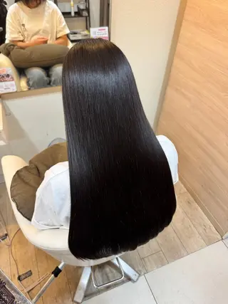 ロング パーマ 💎髪質改善💎艶髪 💎ブリーチ💎津村のヘアスタイル