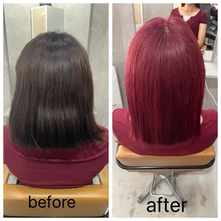 カラー Maison Toi 山﨑 麻生のヘアスタイル