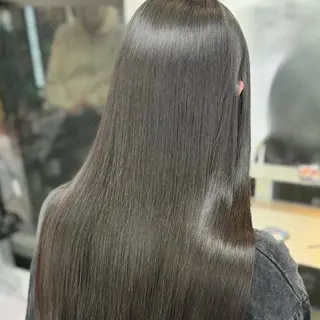 髪質改善/縮毛矯正/ ブリーチなしカラーのヘアスタイル
