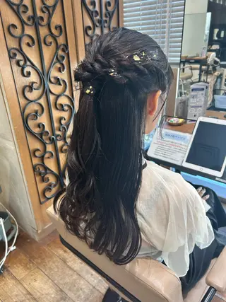 ヘアアレンジ レイヤーカット /アレンジ和田茉日琉のヘアスタイル