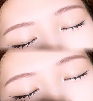 アイブロウ 🌙🧸fein. Miu🧸🌙のマツエク・マツパデザイン